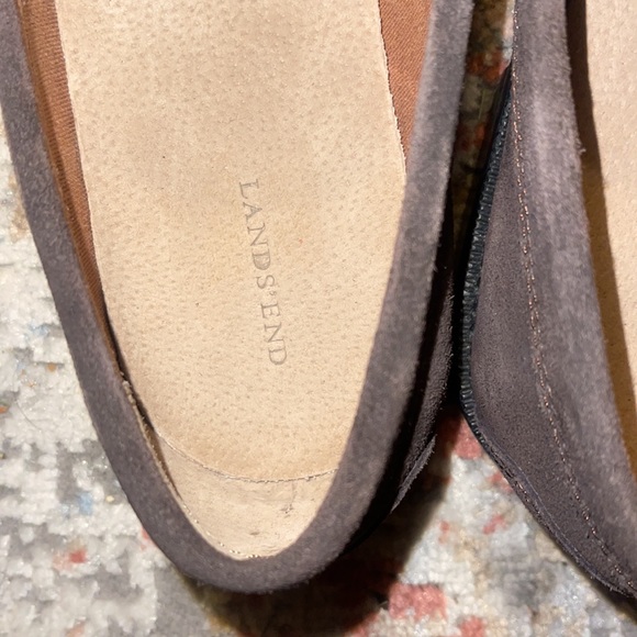 Men’s Lands End Suede Brown Penny Loafers! Size 9! Great condition! - Picture 3 of 9